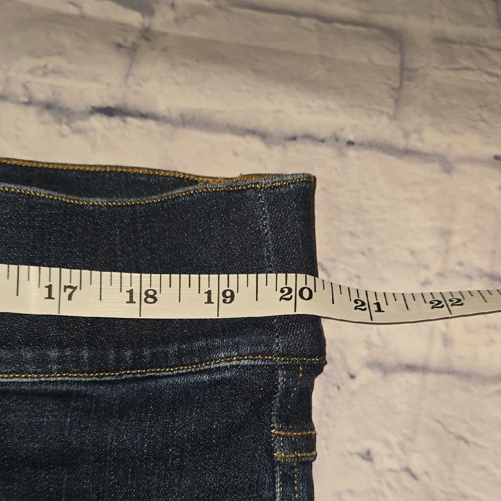 SPANX Dark Blue Flare Jeans 2X (22-24) **LIKE NEW** - Picture 6 of 11